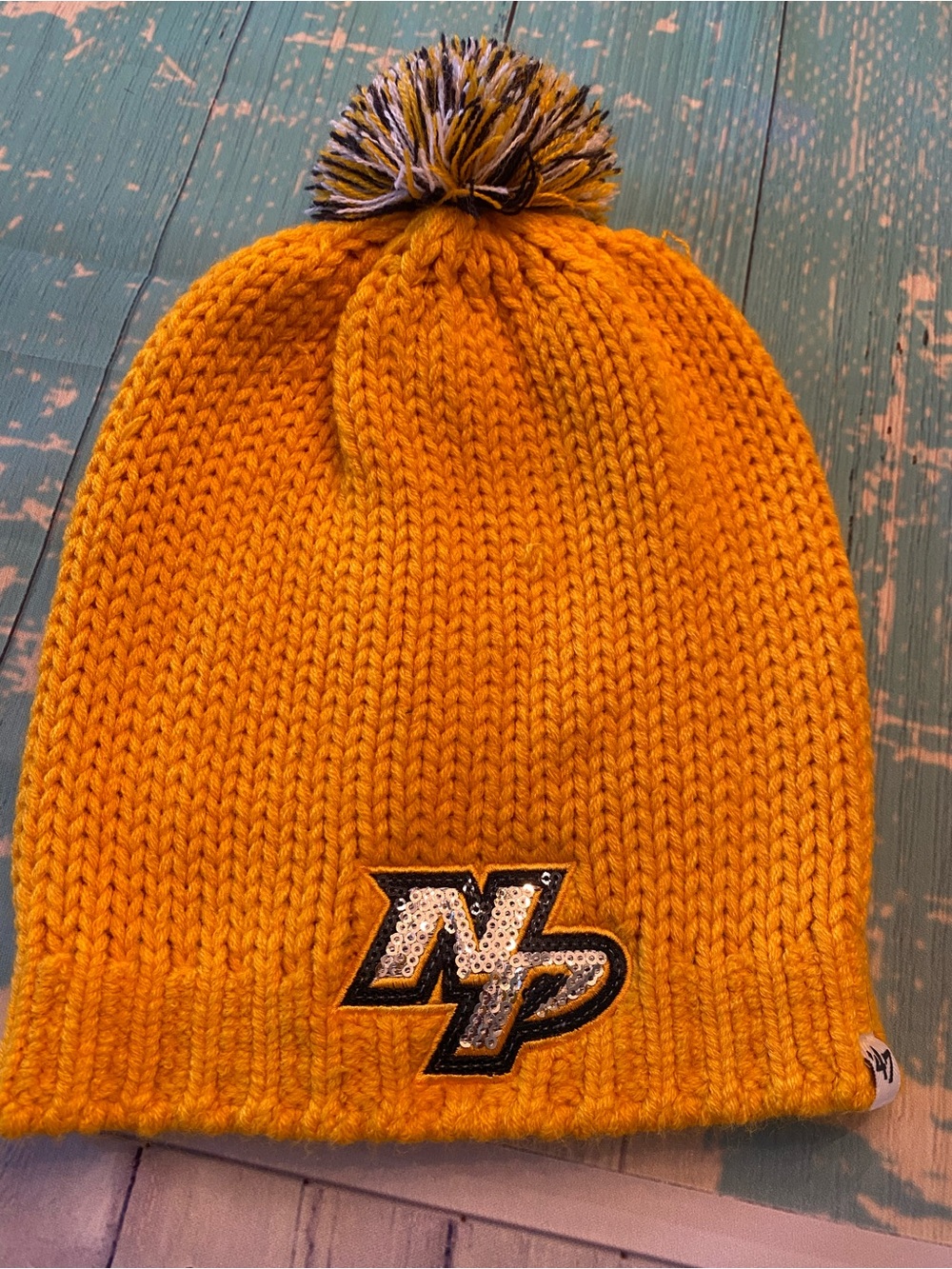 Nashville Predators Knit Pom Pom Beanie - Picture 1 of 10